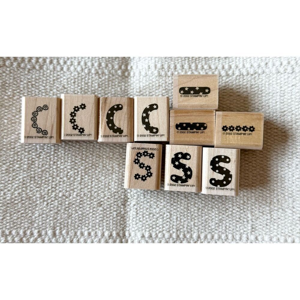 Stamping up! Lot of 10 Letters